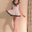 Cute Sailor Suit Skirt Cosplay Sexy Lingerie