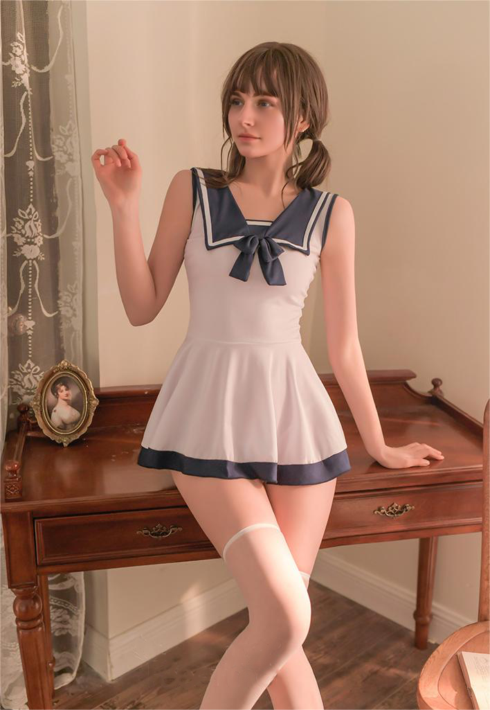 Cute Sailor Suit Skirt Cosplay Sexy Lingerie