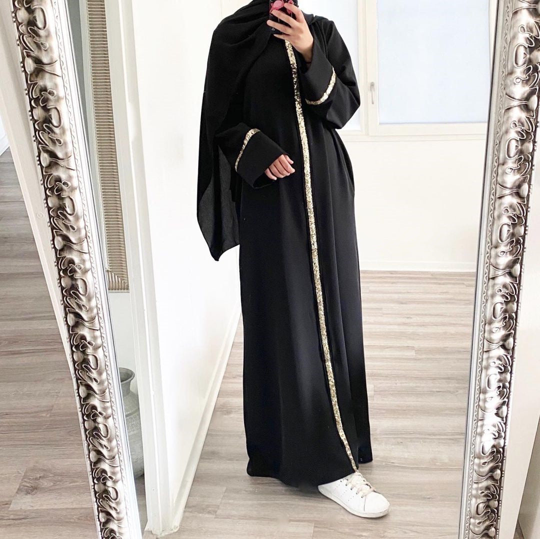 Modest Women Ramadan Dress Islamic Muslim Abaya Kaftan Casual Robe