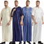 Islamic Men Clothes Dress Robe Muslim Turkey Jubbe Thobe Thoub Saudi Arabic Traditional Kaftan Abaya Dubai Eid Ramadan Clothing