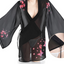 Japanese Retro Cherry Blossom Kimono Set