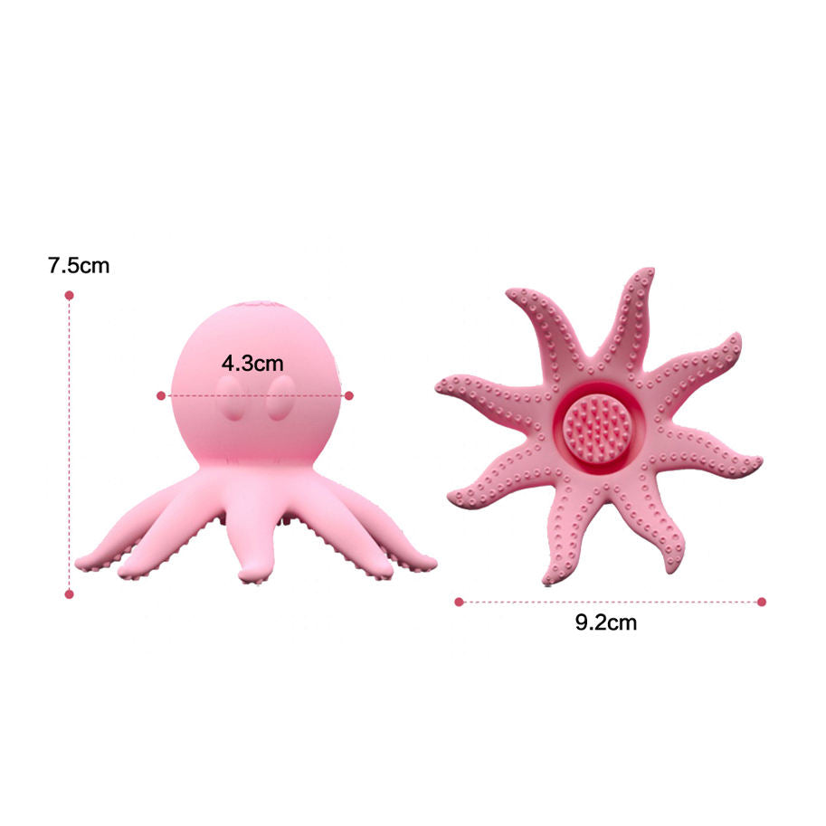 Octopus Nipple Massage Vibrator Clitoris Stimulator