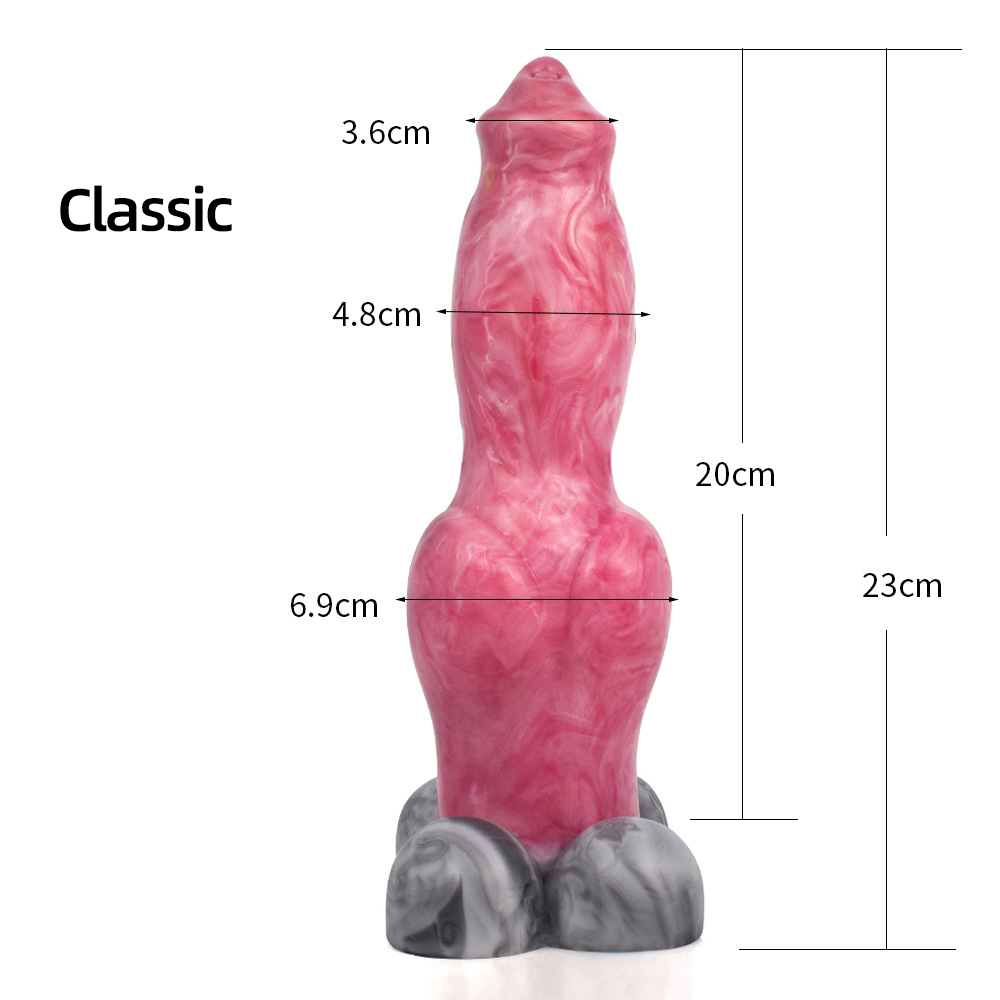 【Monster Wolf Sex Toys】Wolf Penis Injection Vibrator Dildo