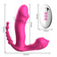 Outdoor G Spot Clitoral Anal Waterproof Rechargeable Vibrator 3 in 1 with 7 Vibration Modes