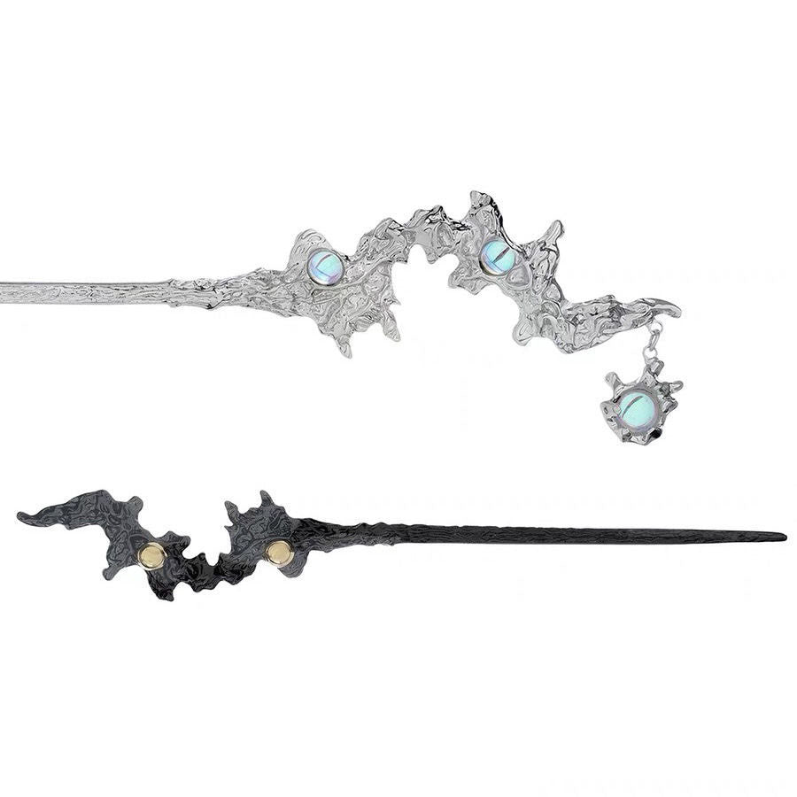 Lunar Eclipse Hairpin Alloy Moonlight Opal Hairpin