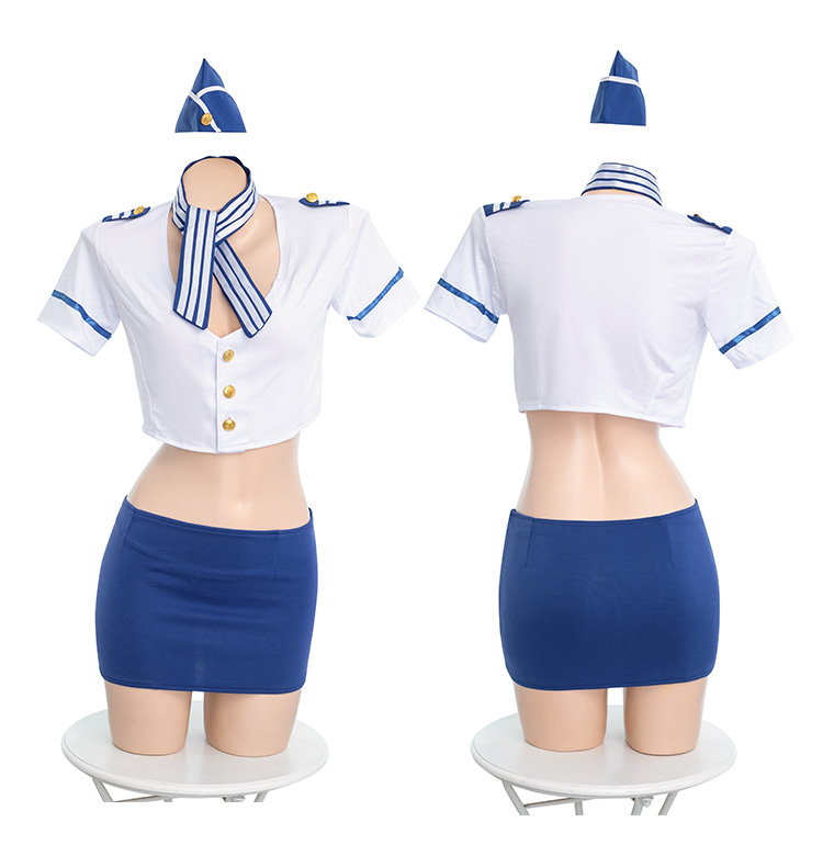 Womens Stewardess Air Hostess Uniform Outfits