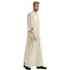 Muslim Men Kaftan Robe Satin Embroidery Jubba Thobe Arab Saudi Thoub Eid Ramadan Turkish Islamic Abaya Dress Traditional Clothes