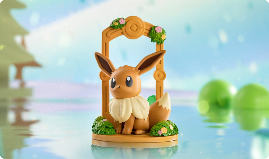 【Pokémon X FUNISM】Pokémon Eevee Mystery Box Doll Hand-run Toy Ornament