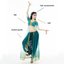 Middle East Belly Dancer Outfit - Costume Package