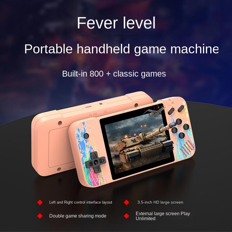 New G3 Handheld Game Machine Horizontal Screen Retro Nostalgic Arcade Single Double 800-in-One 3.5-Inch Large Screen Game Machine