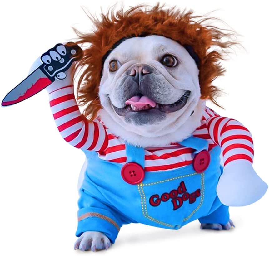 Pets Cat Puppy Funny Cosplay Deadly Doll Pet Costume