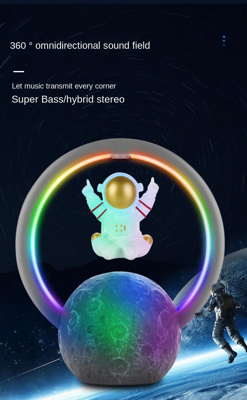 Spaceman Creative RGB Suspension Astronaut Bluetooth Speaker Wireless Subwoofer Decoration Birthday Gift for Boyfriend