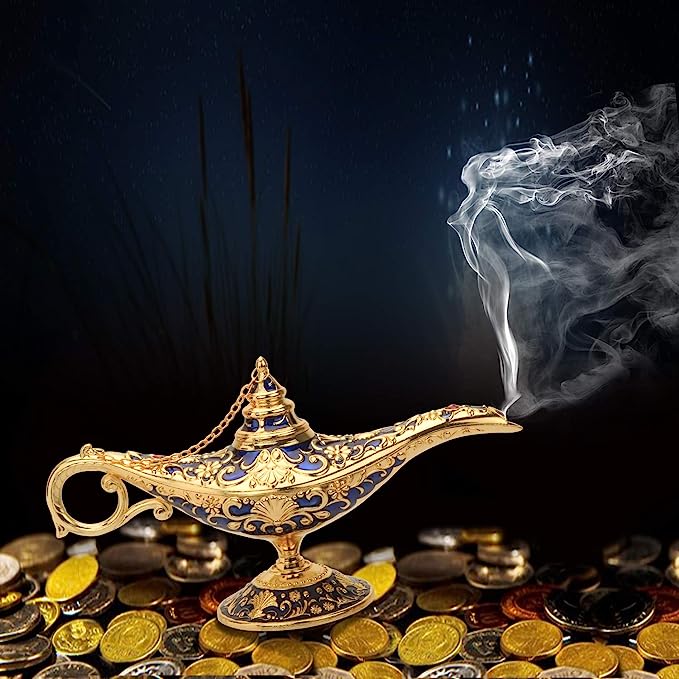 Aladdin Magic Genie Lamp Incense Burner