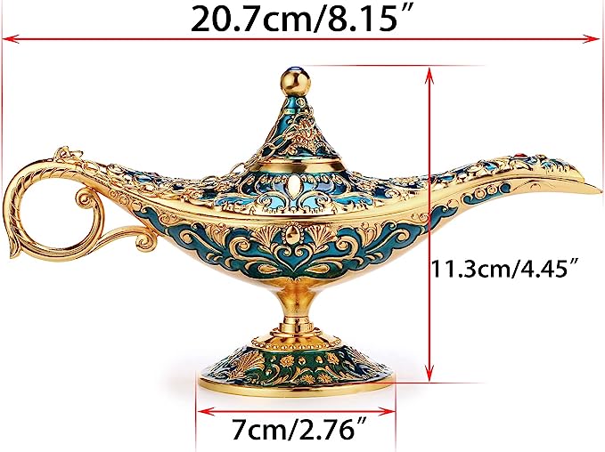 Aladdin Magic Genie Lamp Incense Burner