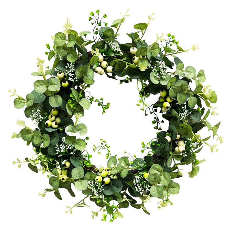 Beautiful Artificial Flower Wreath Door Decoration