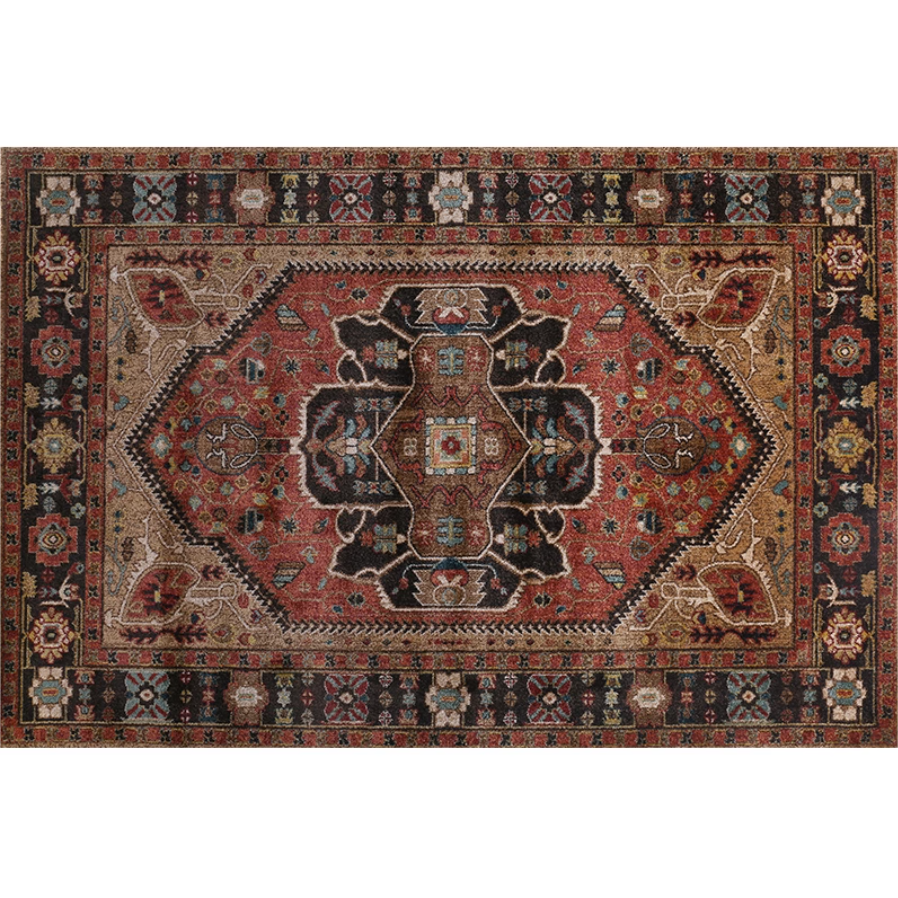 Bohemian Style Vintage Rug - Stain Resistant Rugs for Living Room Bedroom