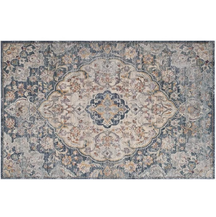 Bohemian Style Vintage Rug - Stain Resistant Rugs for Living Room Bedroom