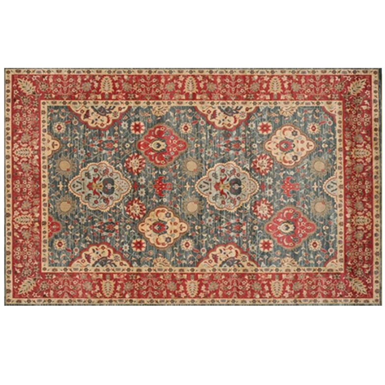 Bohemian Style Vintage Rug - Stain Resistant Rugs for Living Room Bedroom