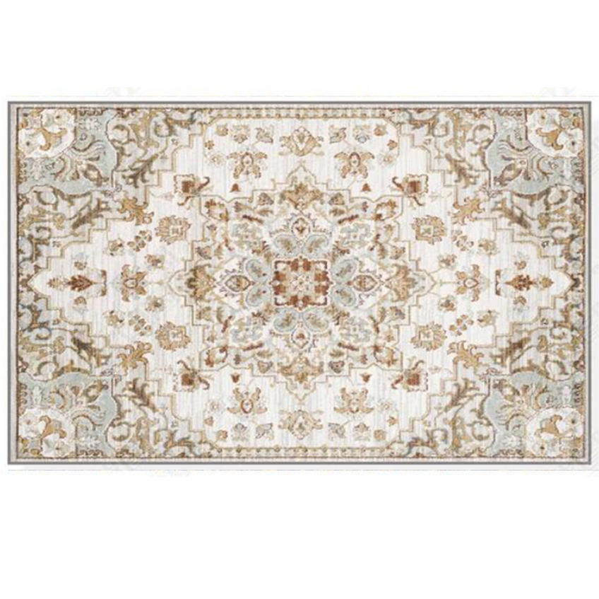 Bohemian Style Vintage Rug - Stain Resistant Rugs for Living Room Bedroom