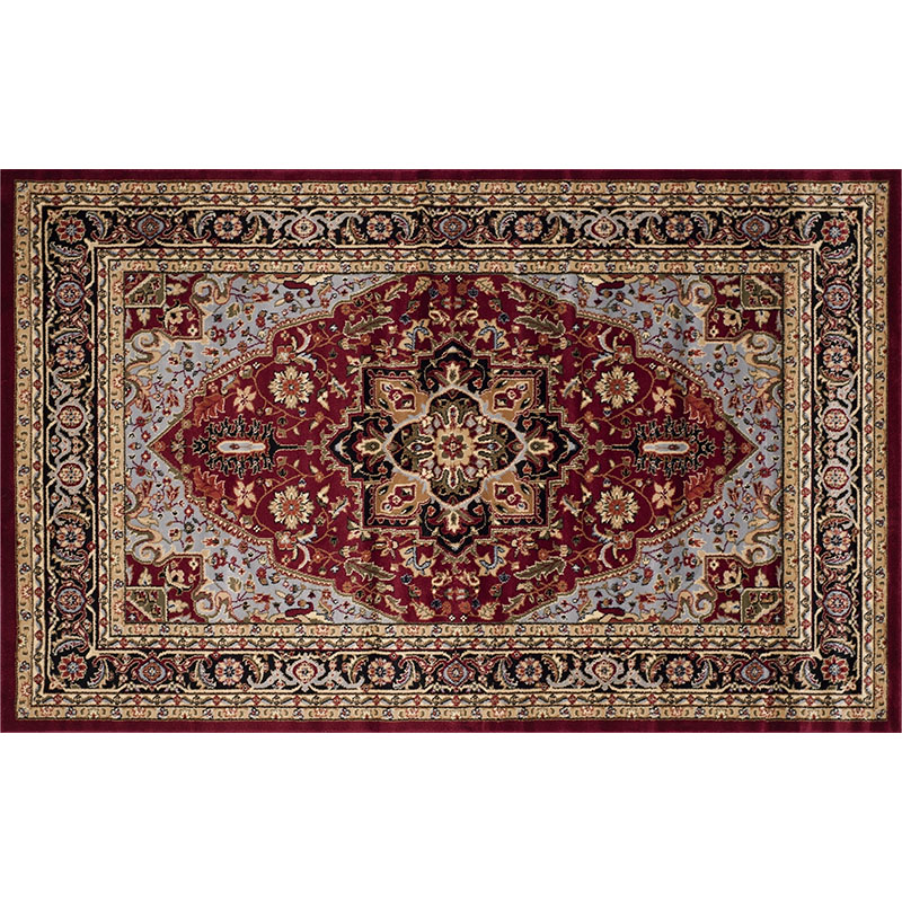 Bohemian Style Vintage Rug - Stain Resistant Rugs for Living Room Bedroom