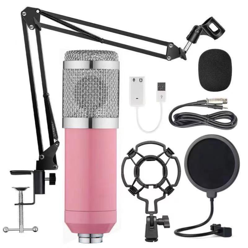 USB Microphone, 192KHZ/24Bit Plug & Play PC Computer Podcast Condenser Cardioid Metal Mic Kit with Professional Sound Chipset for Vedio, Recording, Gaming, Singing, Live Streaming