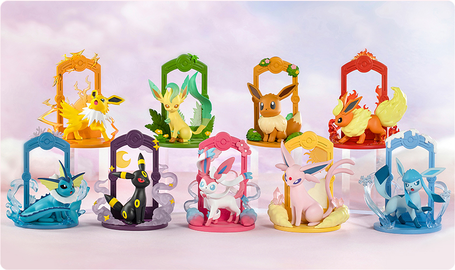 【Pokémon X FUNISM】Pokémon Eevee Mystery Box Doll Hand-run Toy Ornament