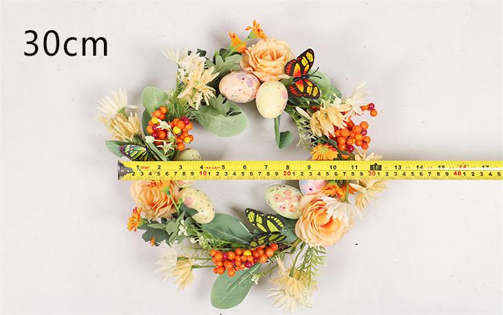 Beautiful Artificial Flower Wreath Door Decoration