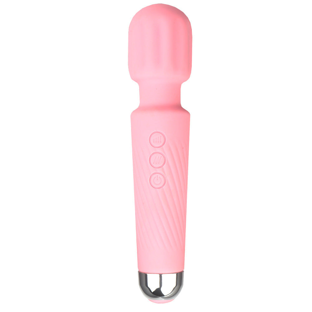 Waterproof Rechargeable Vibrator Wand - 20 Patterns & 8 Speeds - Clit Vibrator | Personal Wand Massager | Quiet & Small Female Adult Toys