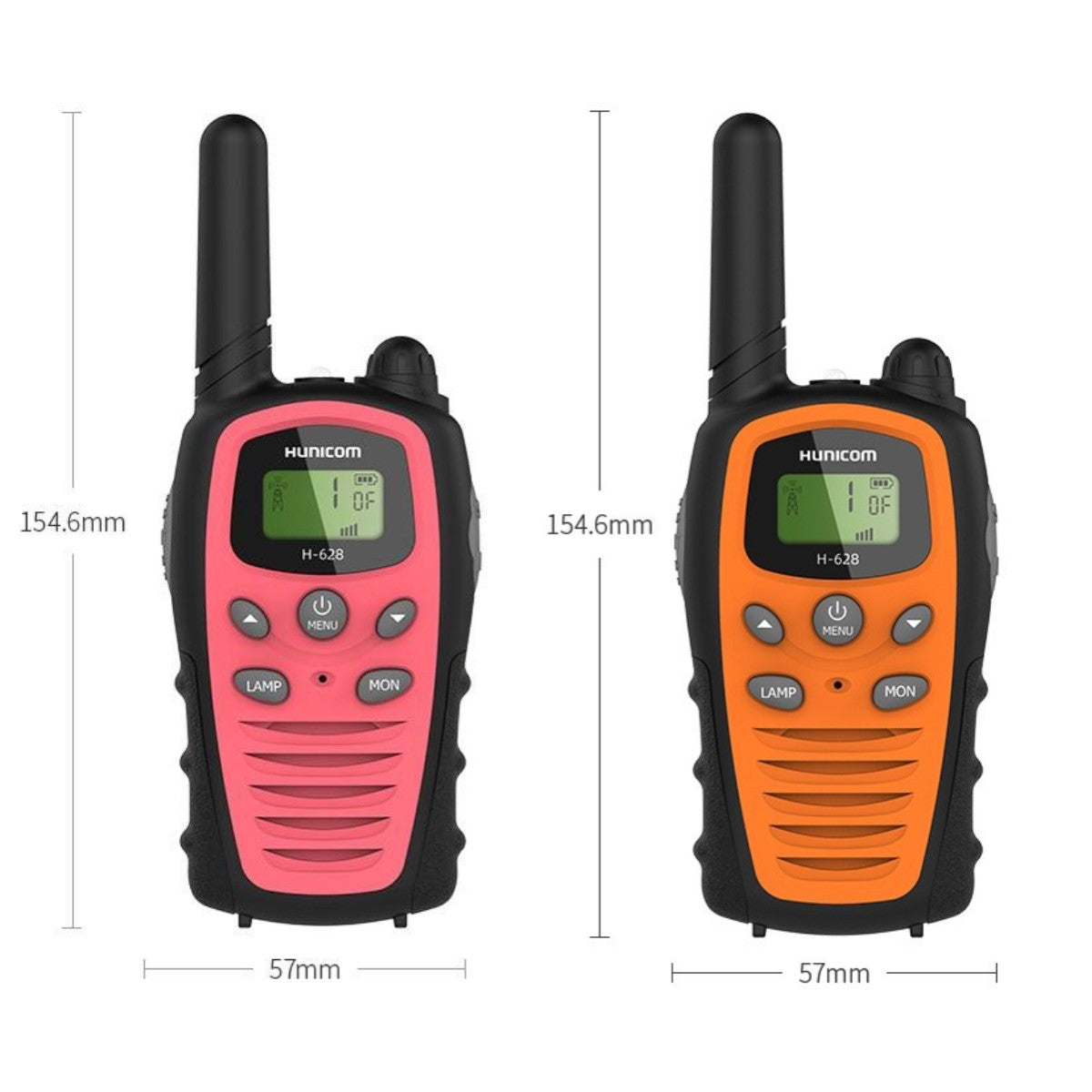 Walkie Talkies for Adults, Walky Talky for Kids 2 Pack Rechargeable Long Range with 2 USB Chargers 12000mAh Battery Flashlight Lanyards, Toys Xmas Birthday Gift Children Boys Girls Family