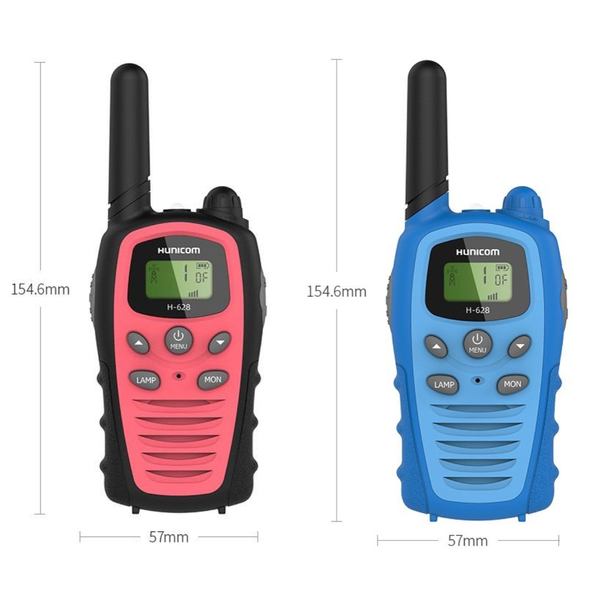 Walkie Talkies for Adults, Walky Talky for Kids 2 Pack Rechargeable Long Range with 2 USB Chargers 12000mAh Battery Flashlight Lanyards, Toys Xmas Birthday Gift Children Boys Girls Family