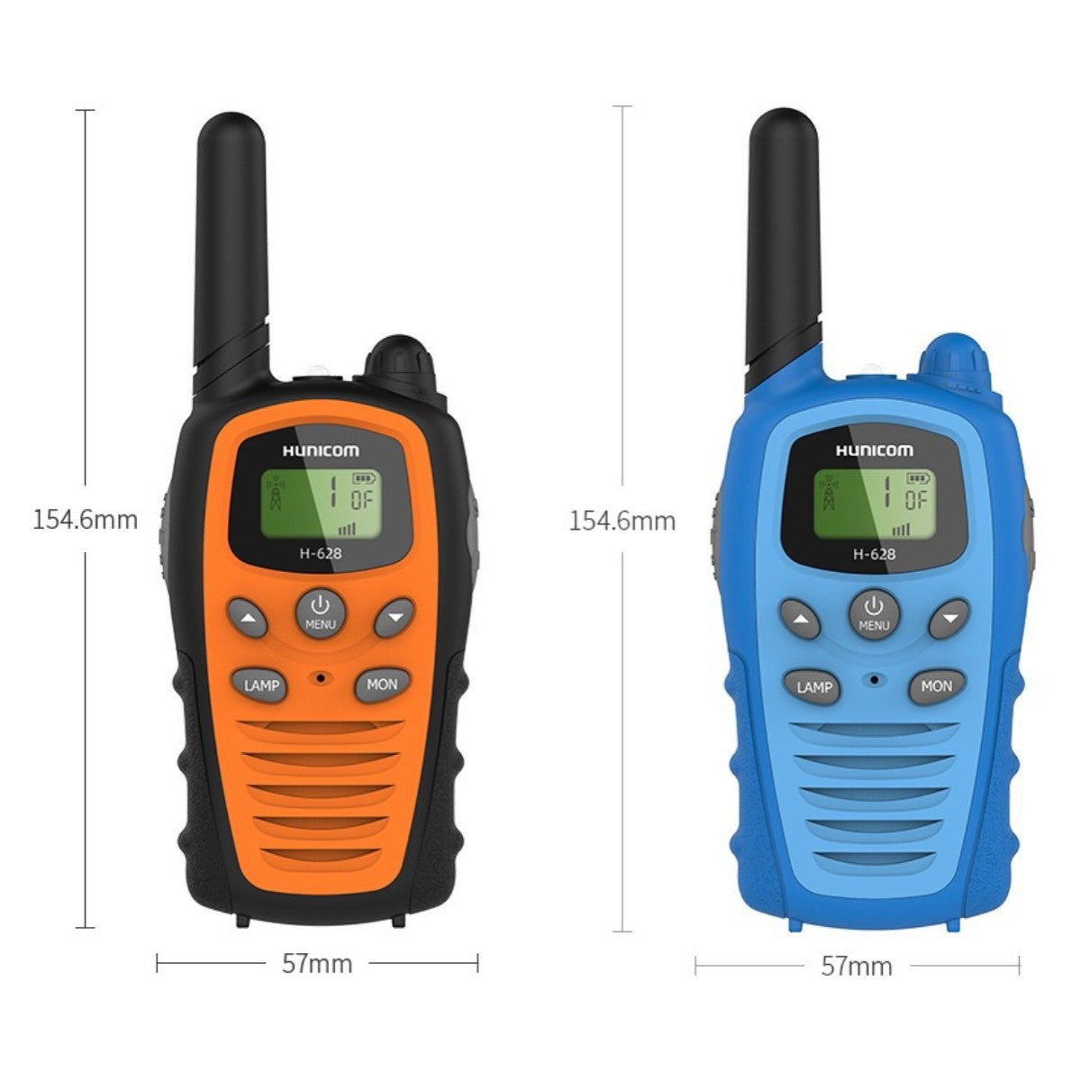 Walkie Talkies for Adults, Walky Talky for Kids 2 Pack Rechargeable Long Range with 2 USB Chargers 12000mAh Battery Flashlight Lanyards, Toys Xmas Birthday Gift Children Boys Girls Family